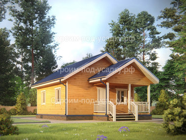 Проект каркасного дома «Александров» 7x7