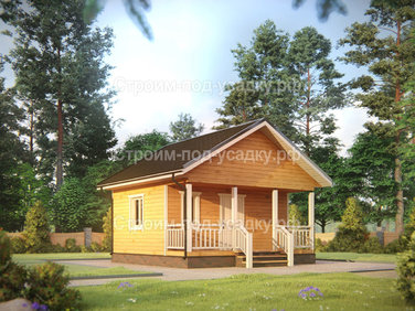 Проект каркасного дома «Ачинск» 6x6