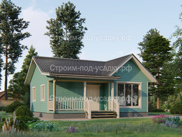 Проект каркасного дома «Барнаул» 9x7.5