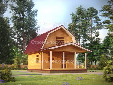Проект дома под усадку «Светогорск» 8.5x6