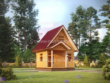 Проект дома под усадку «Дзержинский» 5.5x5